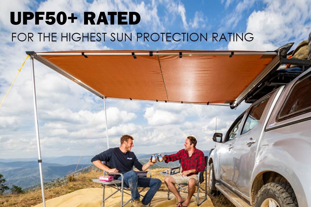 Kings 4WD Camping Awning Side Shade 2mx2.5m Roof Rack 4X4 Tent Covers